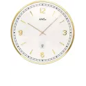 AMS Vintage Fifties Funkwanduhr gold gross
