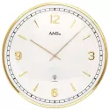 AMS Vintage Fifties Funkwanduhr gold gross