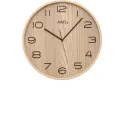 AMS Alpenchique Funkwanduhr buche 32cm