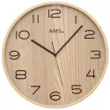 AMS Alpenchique Funkwanduhr buche 32cm