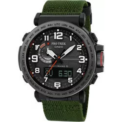 CASIO Pro Trek Funk-Solar Alti-Baro-Thermo-Kompass oliv