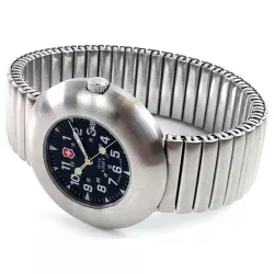 SWISS ARMY Stretch Quartzuhr schwarz
