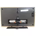 AMS Flip-Clock digital Tischuhr Buche