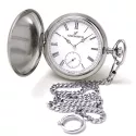 Klassik Taschenuhr Handaufzug Aerowatch Savonette Stahl