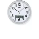 ATLANTA Date Display Funkwanduhr mit Kalender und Thermometer