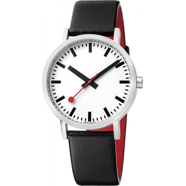 MONDAINE Classic 40, Bahnhofsuhr Pure – ohne Logo, matt MONDAINE Classic 40, Bahnhofsuhr Pure – ohne Logo, matt