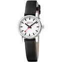MONDAINE Evo2 26 Damen Bahnhofsuhr Petite Saphirglas