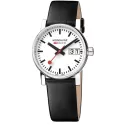 MONDAINE Evo2 30 Damen Bahnhofsuhr Big Date Saphirglas