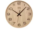 AMS Alpenchique Funkwanduhr buche 40cm