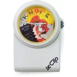 LE CLIP Klippuhr Rolf Knie Charlie Rivel Clipper
