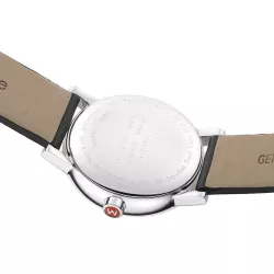 MONDAINE Evo2 30 Damen Bahnhofsuhr Saphirglas