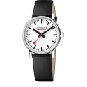 MONDAINE Evo2 30 Damen Bahnhofsuhr Saphirglas