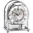 KIENINGER Arc Skelett mechanische Tischuhr mit 3 Melodien silber
