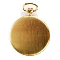 Mondphasen Taschenuhr Quartz vergoldet römisch