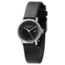 ZENO-WATCH BASEL Bauhaus Femina Automatik Uhr schwarz