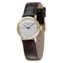 ZENO-WATCH BASEL Bauhaus Femina Automatik Uhr silber vergoldet