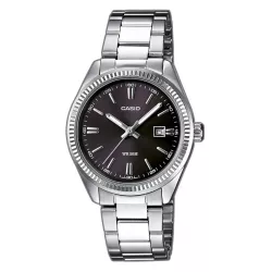 CASIO Analog Retro 34mm Quartzuhr schwarz