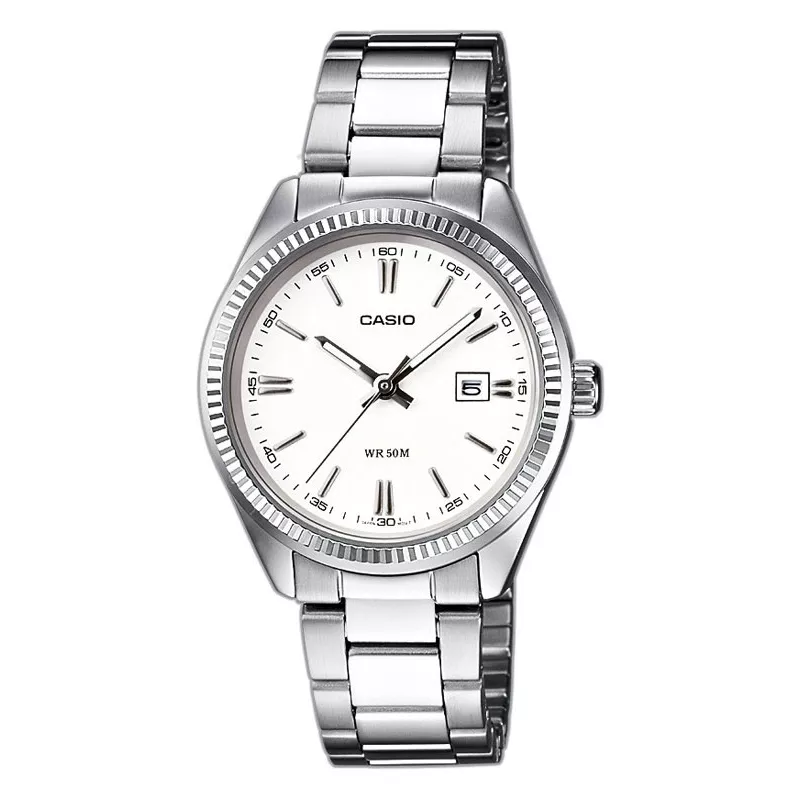 CASIO Analog Retro mini, Quartzuhr, weiss klein CASIO Analog Retro mini, Quartzuhr, weiss klein