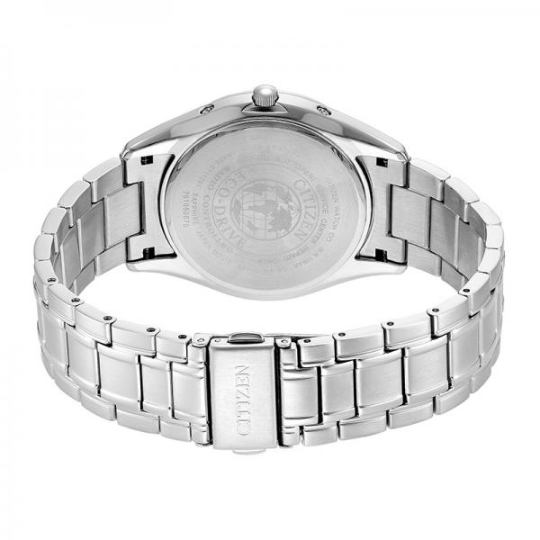 montre solaire Citizen radio piloté bracelet acier