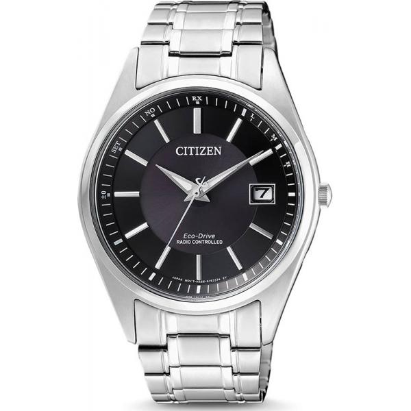 montre solaire Citizen radio piloté bracelet acier
