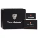 LAMBORGHINI Medium Chronograph Edelstahl Diamanten
