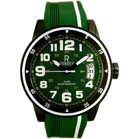 RENDEX Fashion Sportuhr Quartz grün-weiss