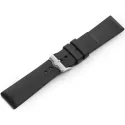 Uhrenband HIRSCH Kautschuk Pure schwarz 24mm