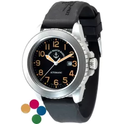 ZENO-WATCH BASEL Jumbo Automatik Set mit BänderGläser Edelstahl