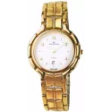 CATENA Excelsior grosse vergoldete Quartz Armbanduhr