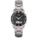 CASIO Digi-Analog Lineage Tag Datum Solar Funkuhr Titan schwarz