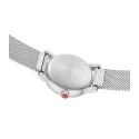 MONDAINE Evo2 30 Damen Bahnhofsuhr Big Date Saphirglas Mesh