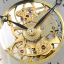 Skelett Taschenuhr Handaufzug grau