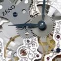 Skelett Taschenuhr Handaufzug chrom