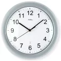 AMS Classic Time Funkwanduhr grau