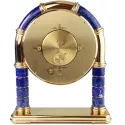 IMHOF Tischuhr Quartz Bogenuhr Lapislazuli Vollkalender Mondphase