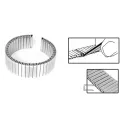YONGER BRESSON Stretch Armbanduhr vergoldet