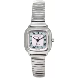 BRADFORD Stretch Armbanduhr römisch himmelblau
