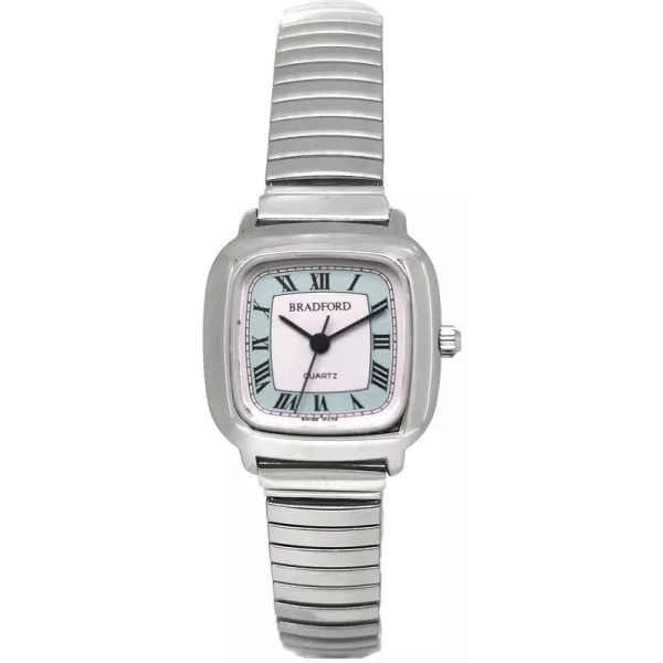 BRADFORD Stretch Armbanduhr römisch himmelblau
