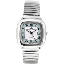 YONGER BRESSON Stretch Römisch Armbanduhr himmelblau