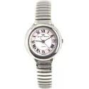 YONGER BRESSON Stretch Damenuhr römisch rosa bicolor