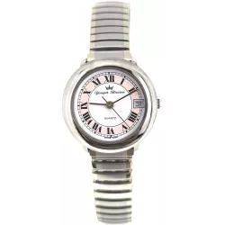YONGER BRESSON Stretch Damenuhr römisch rosa bicolor
