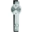 AMS Pendeluhr Quartz Wanduhr Design Schiefer-Alu