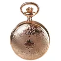 Klassik Taschenuhr Handaufzug Doppelsavonette Skelett ros
