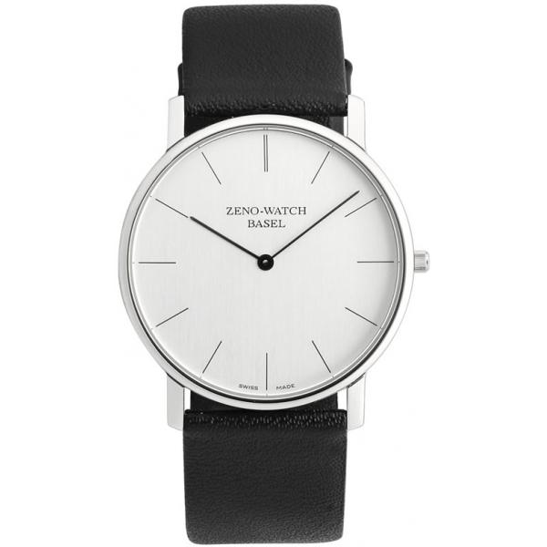 ZENO-WATCH BASEL, Bauhaus XL, Quartzuhr silber