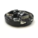 FUTURE FUNK Retro Digitaluhr Quartz FF103 Stahl schwarz