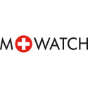 M-WATCH Core 37 Schweizer Quartzuhr schwarz-weiss