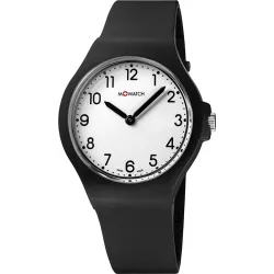 M-WATCH Core 37 Schweizer Quartzuhr schwarz-weiss