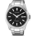 CITIZEN Herrenuhr Eco-Drive Solar Super Titanium schwarz