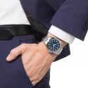CITIZEN Herrenuhr Eco-Drive Solar Super Titanium blau