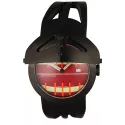 ZENO-WATCH BASEL Gladiator XL Quartzuhr Edelstahl schwarz rot